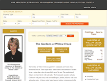 Tablet Screenshot of gardensatwillowcreekresidents.com